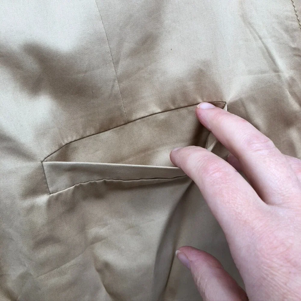 Marissa Webb Katrina‎ Cotton Sateen Mini Skirt Womens 10 Latte Beige Wrap Belted
